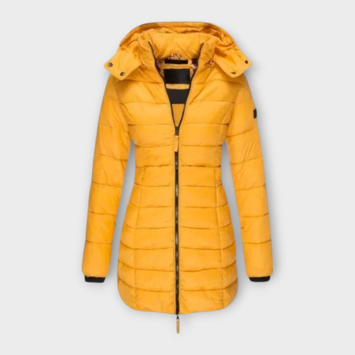 Theda | Lightweight Long Down-Style Puffer Winter Coat