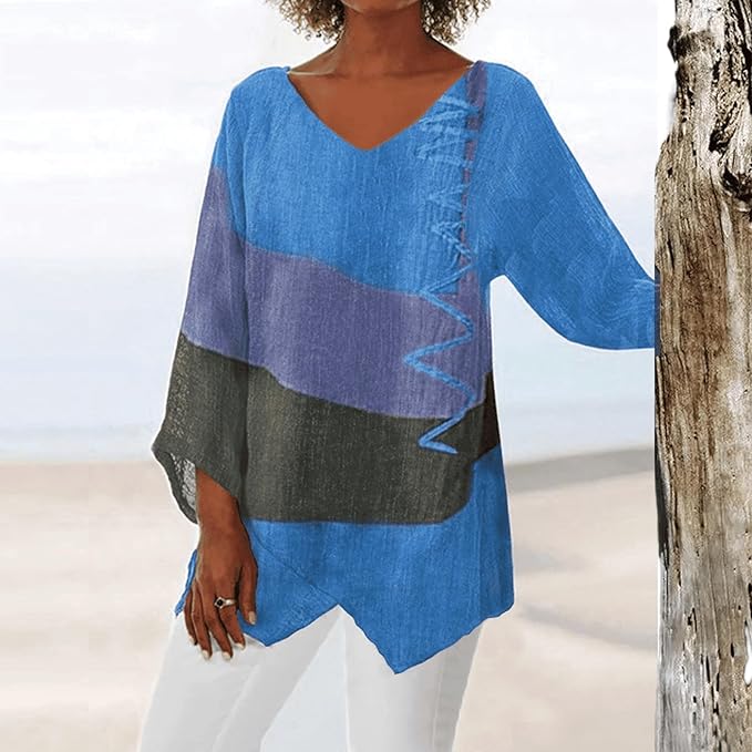 Helen | V-Neck Long Sleeve Blouse