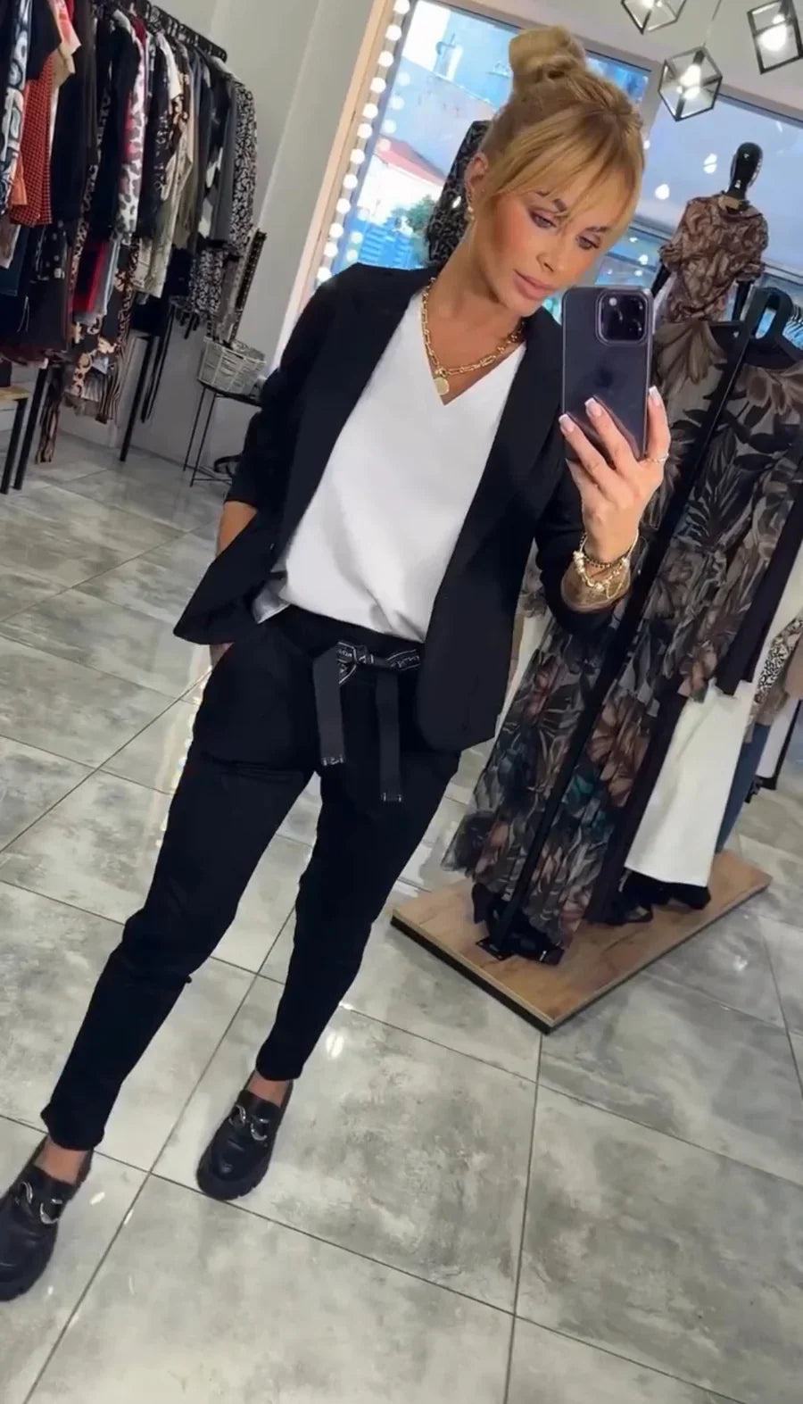 Lena | Modern Casual Chic Blazer and Pants Set