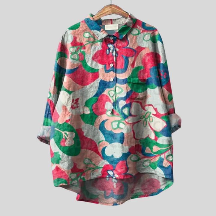 Zandra | Vintage Floral Blouse