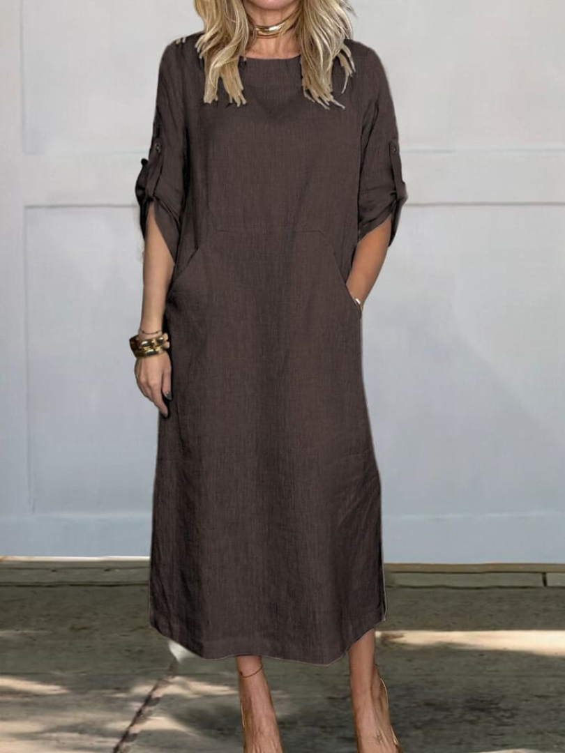 Jamaica | Casual Midi Pocket Dress