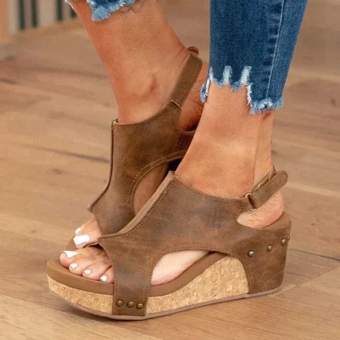 Lorna | Stylish Wedge Sandals
