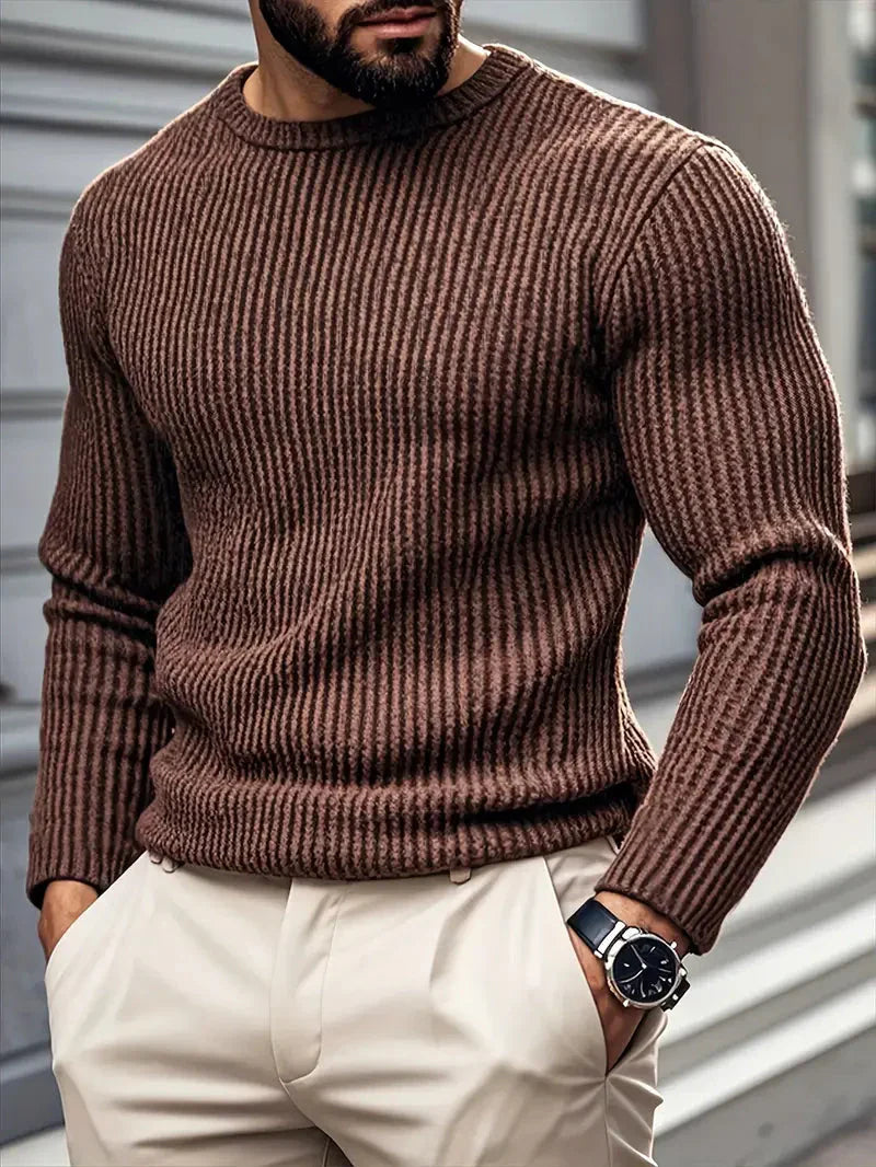 Garrick | Premium Knit Crew Neck Sweater
