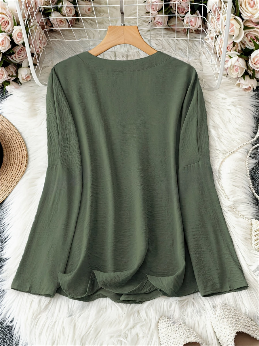 Veronica | Classic Long Sleeve Top