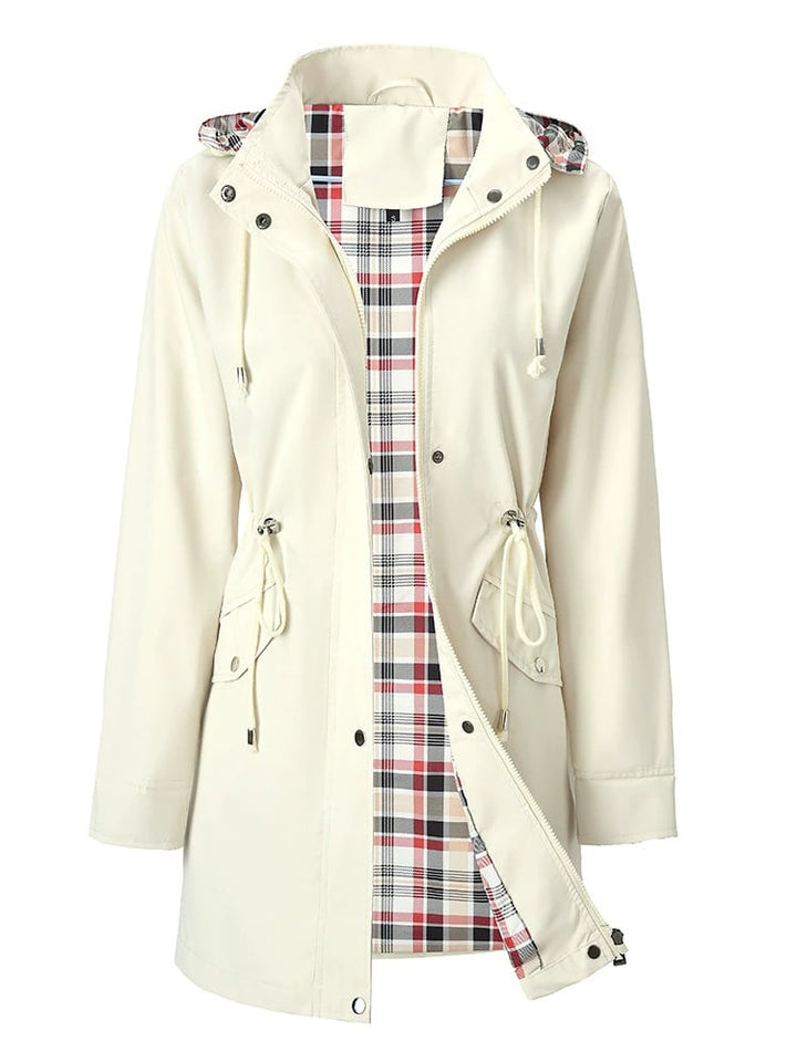 Sierra | Waterproof Plaid Rain Jacket