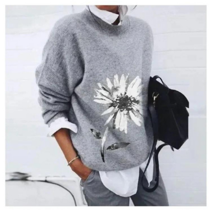 Kristy | Women's Floral Casual Sweater