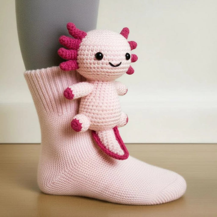 Aristea | Playful Animal-Knit Cozy Socks