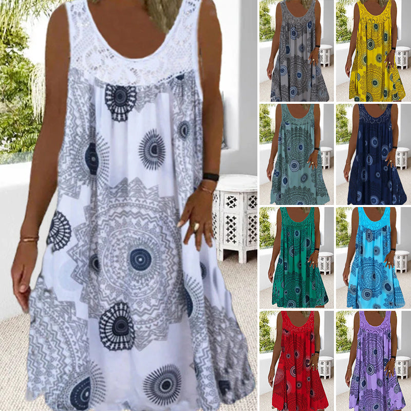 Minorca | Sleeveless Boho Dress
