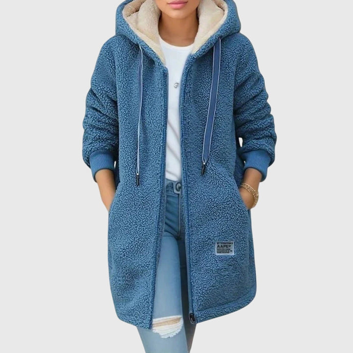 Talia | Cozy Casual Longline Jacket with Hood
