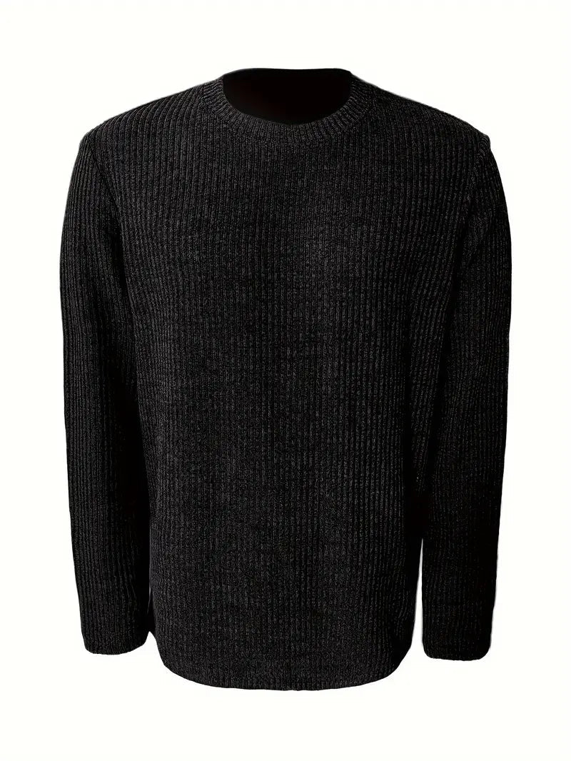 Garrick | Premium Knit Crew Neck Sweater