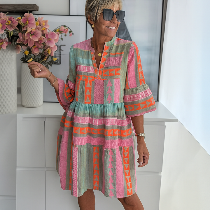 Lynette | Embroidered Mini Dress