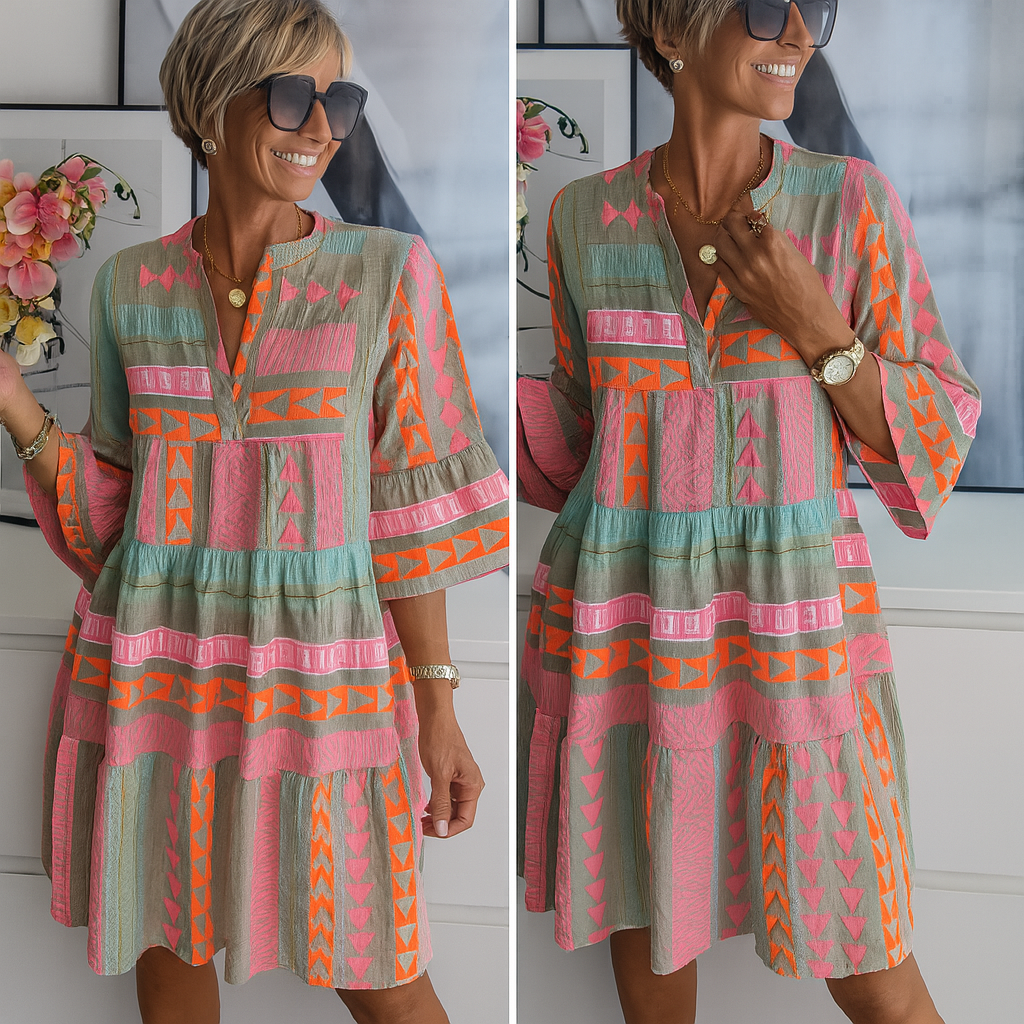 Lynette | Embroidered Mini Dress