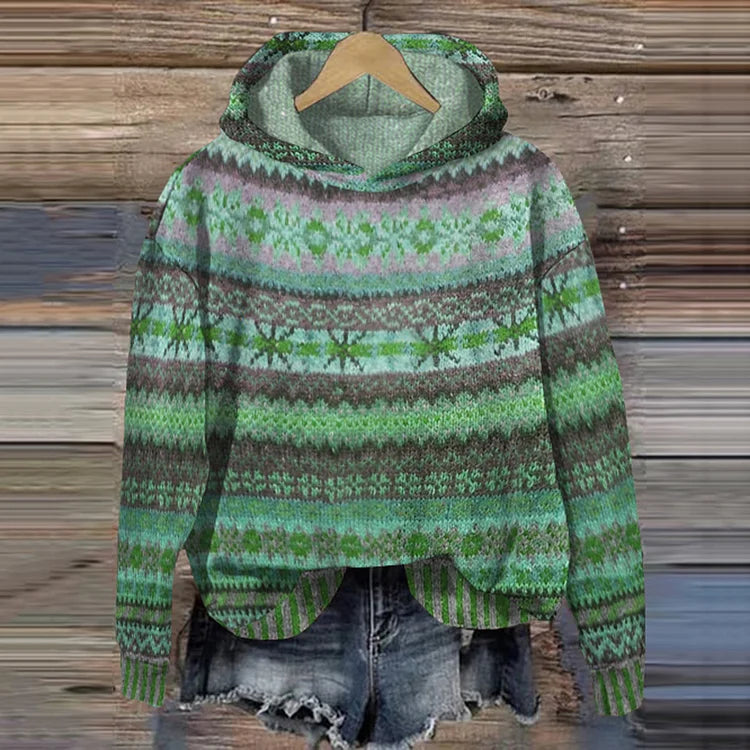 Daphne | Casual Cozy Ethnic Pattern Sweater
