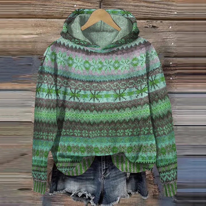 Daphne | Casual Cozy Ethnic Pattern Sweater