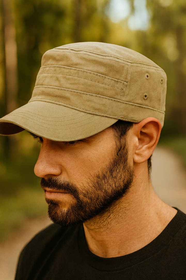 Troy | Classic Retro Military-Style Cap