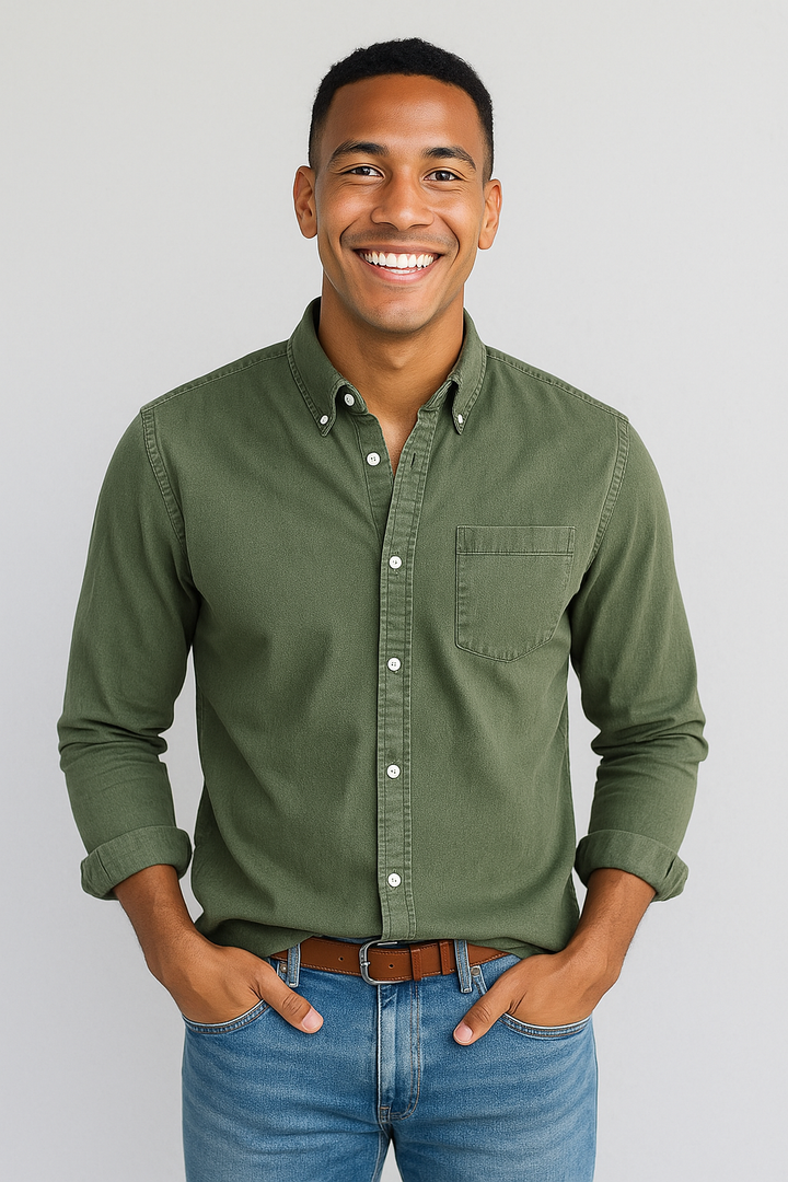 Alexander | Elegant Button-Down Front Tailored Shirt