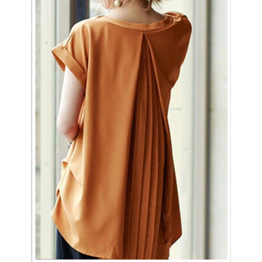 April | Patchwork V-Neck Blouse