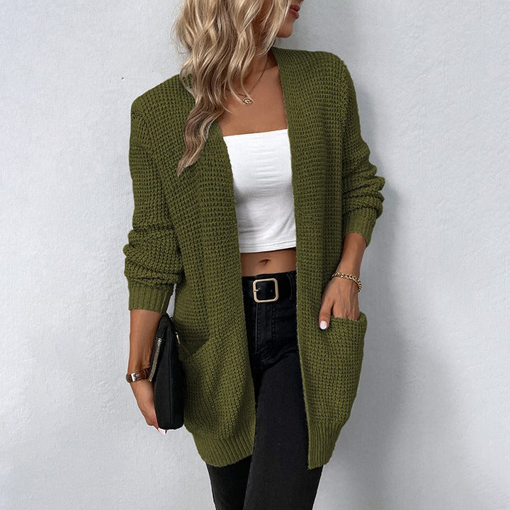 Maris | Cozy Textured Open-Front Knit Cardigan