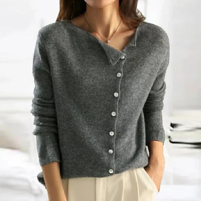 Naomi | Classic Button-Down Knit Cardigan