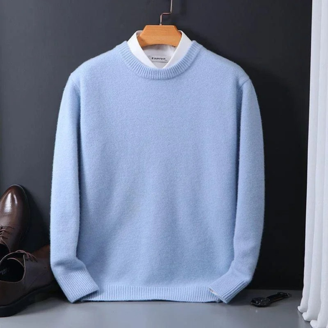 Thierry | Classic Round Neck Knit Sweater