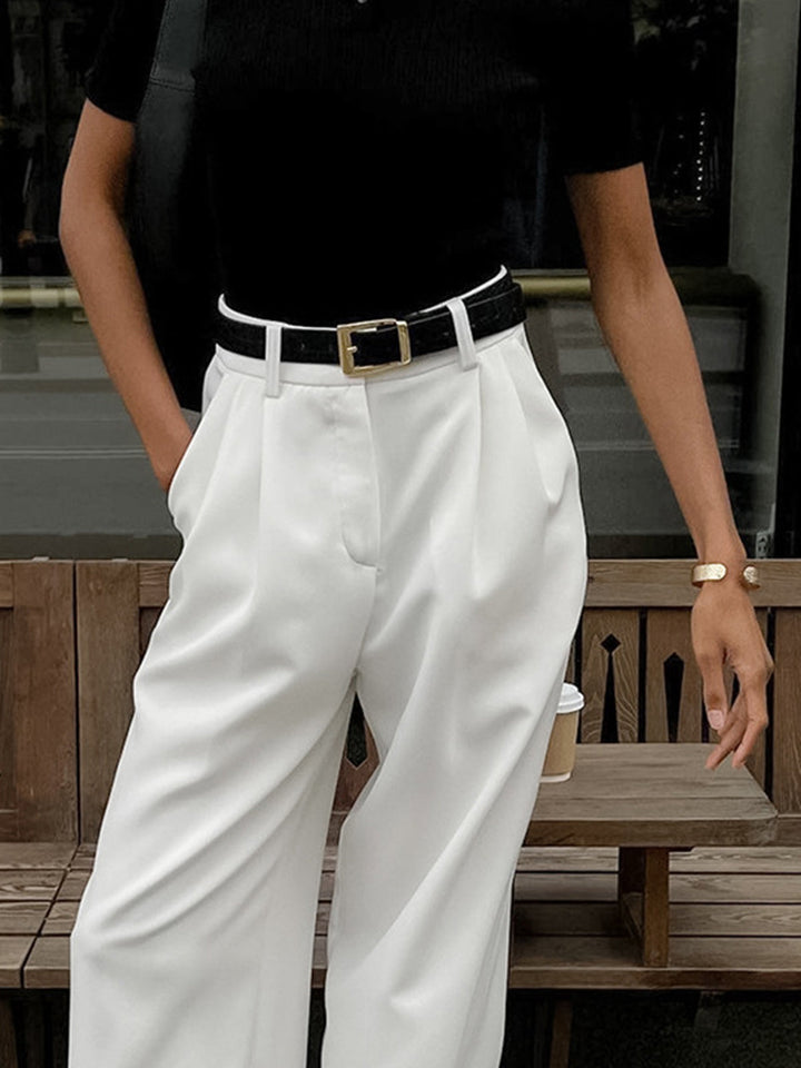 Ophira | Elegant High-Waist Wide Leg Pants