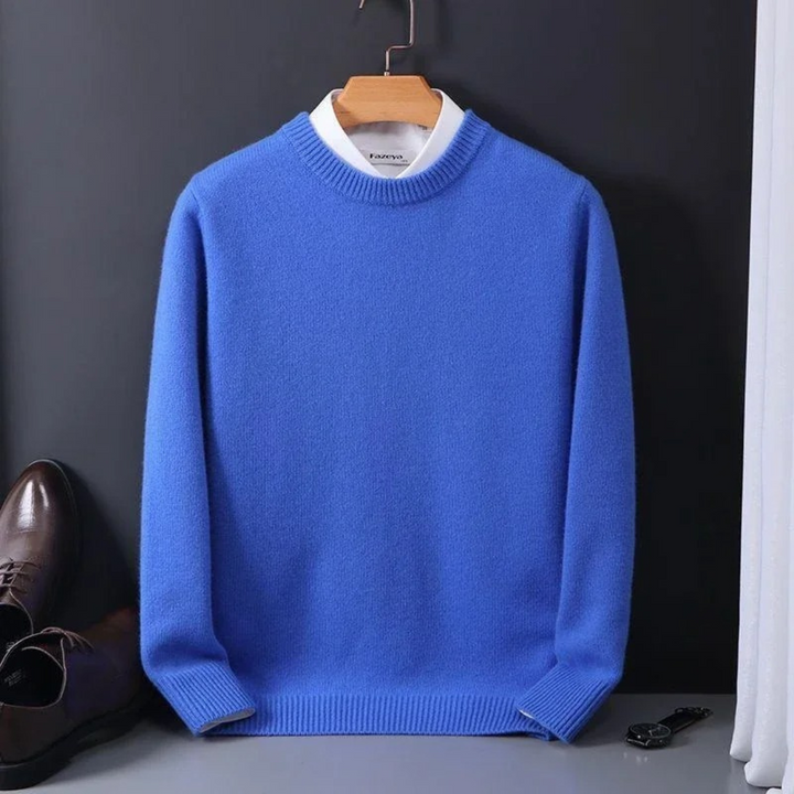 Thierry | Classic Round Neck Knit Sweater
