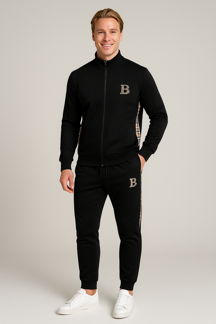 Bravetti | Elegant Two-Piece Tailored Fit Tracksuit