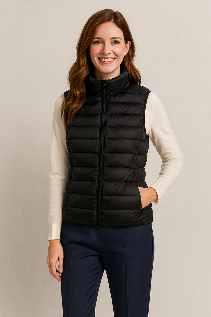 Brooke | Lightweight Sleeveless Puffer Vest