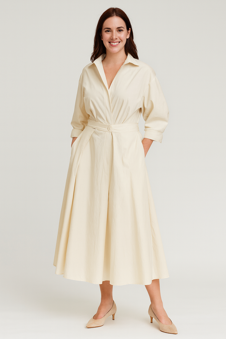 Calista | Elegant Vintage-Inspired Long Dress