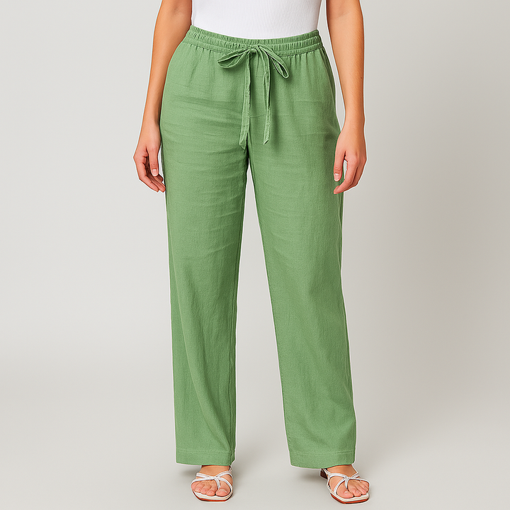 Stephanie | Tie-Waist Classic Pants