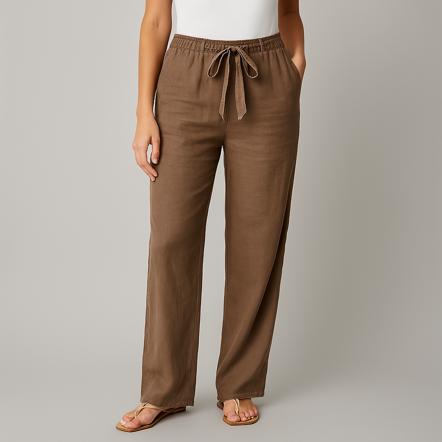 Stephanie | Tie-Waist Classic Pants