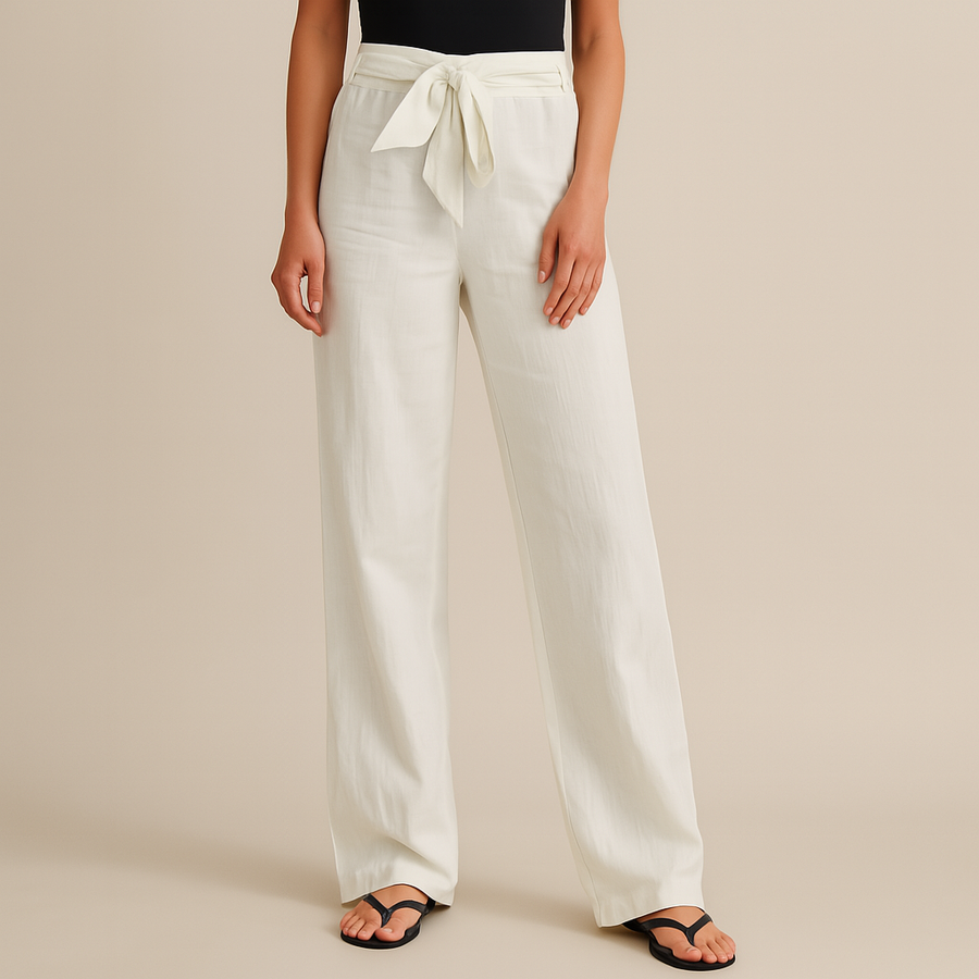 Stephanie | Tie-Waist Classic Pants