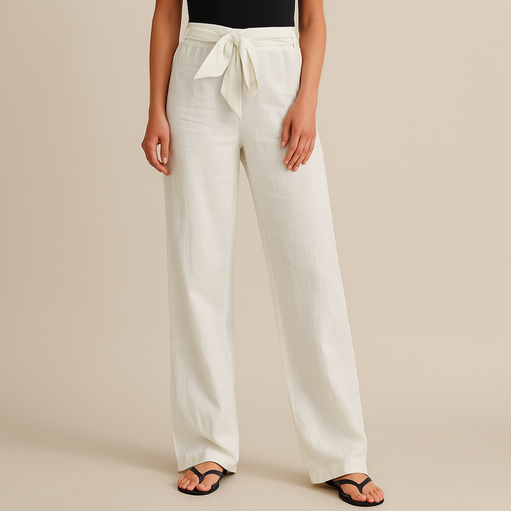 Stephanie | Tie-Waist Classic Pants
