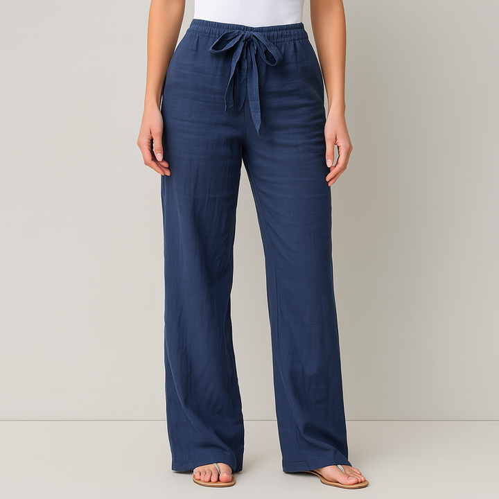 Stephanie | Tie-Waist Classic Pants