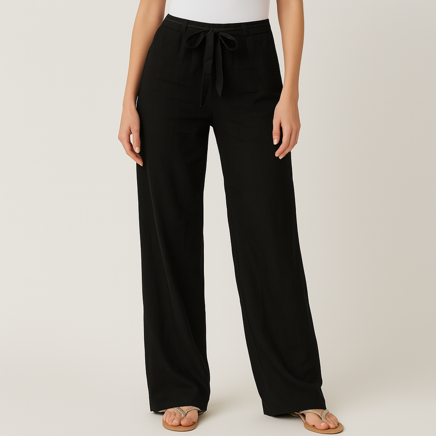 Stephanie | Tie-Waist Classic Pants