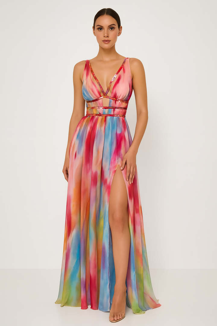 Skylar | Painted Maxi Dress