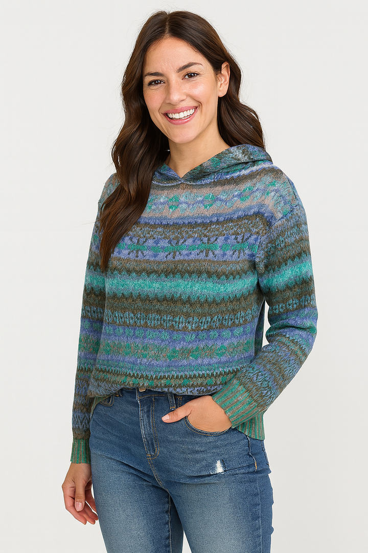 Daphne | Casual Cozy Ethnic Pattern Sweater