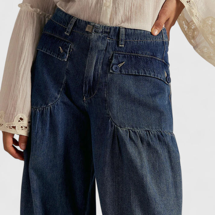 Lani | High-Waisted Wide-Leg Pleated Pants