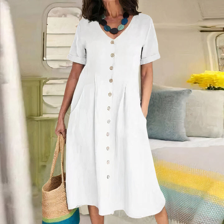 Alisa | Relaxed Buttoned Dress