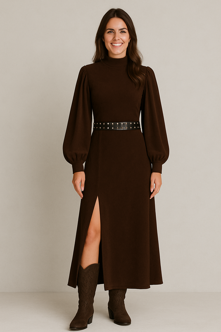 Elsin | Elegant Retro-Inspired Maxi Dress