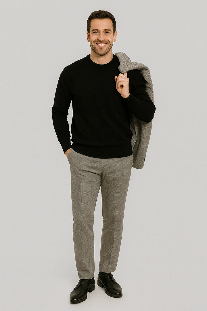 Finnian | Soft Knit Crew Neck Sweater