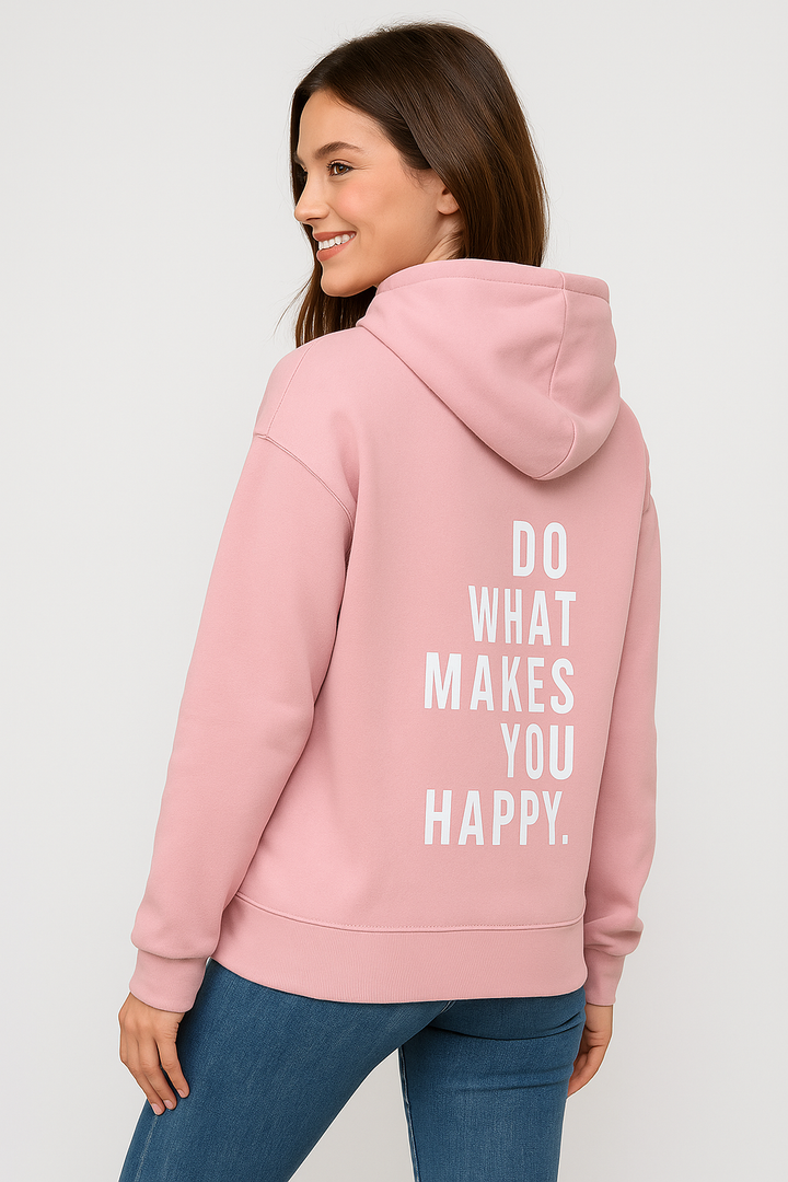 Fiora | Casual Comfortable Hooded Sweater with Back Print