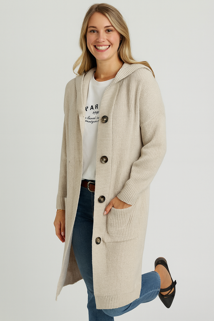 Heidi | Casual Longline Soft Knit Cardigan