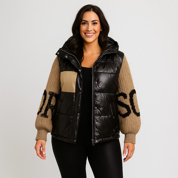 Ilyana | Modern Oversized Texture Puffer Coat