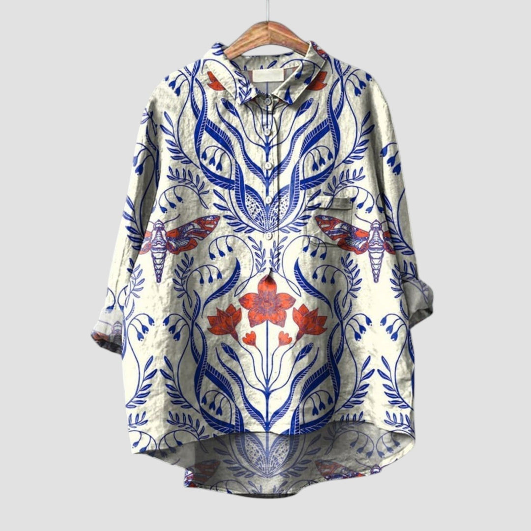 Xyrelle | Oversized Printed Shirt