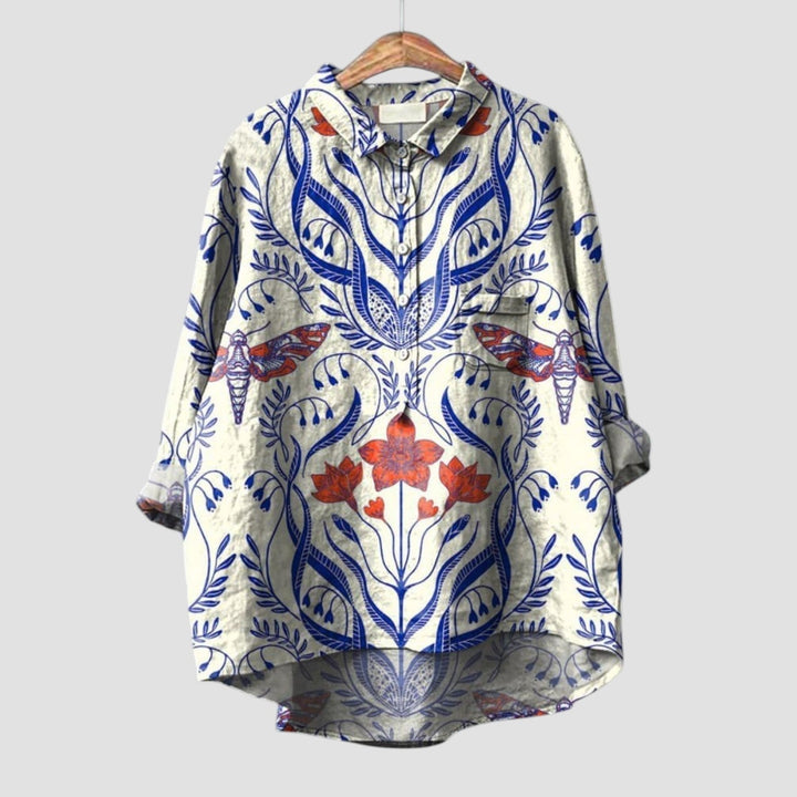 Xyrelle | Oversized Printed Shirt