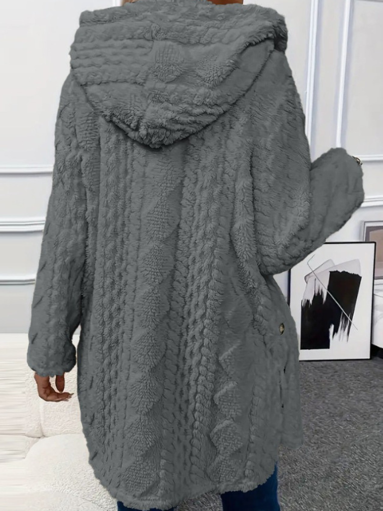 Fallon | Casual Hooded Knit Cardigan Jacket