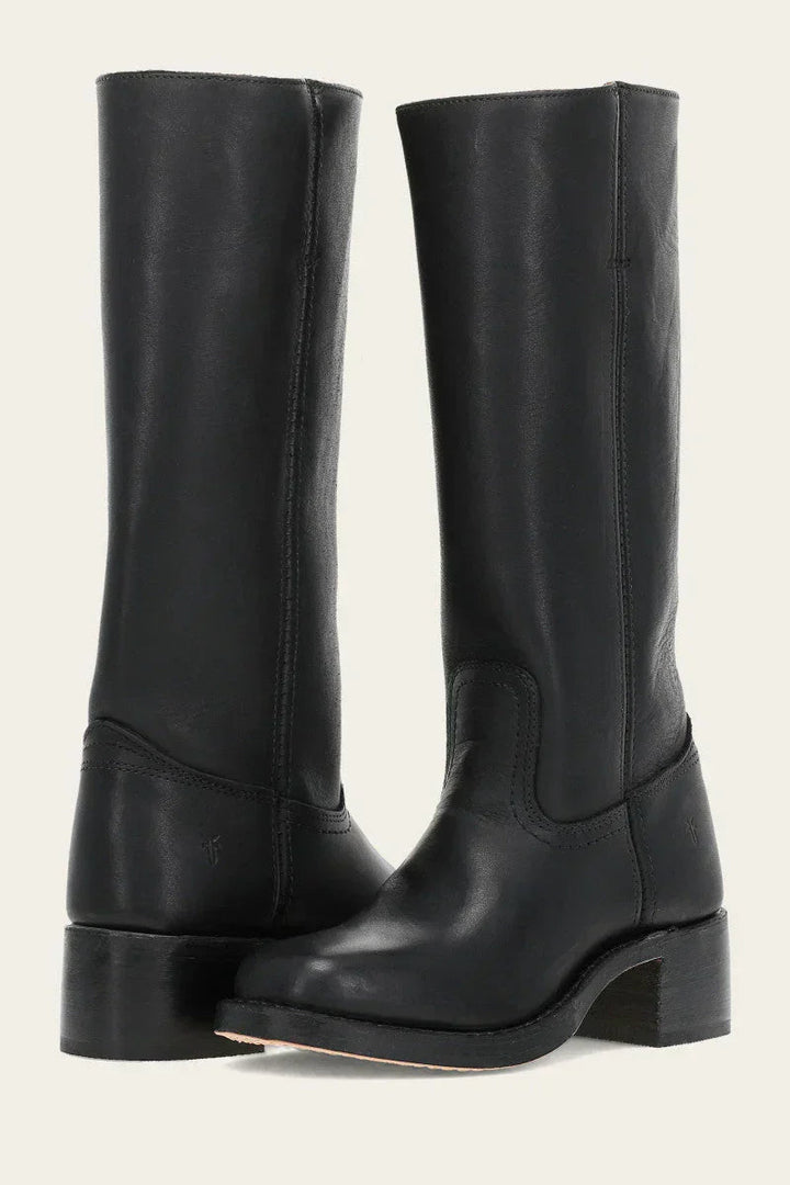 Amelie | Classic Knee-High Boots with Block Heel
