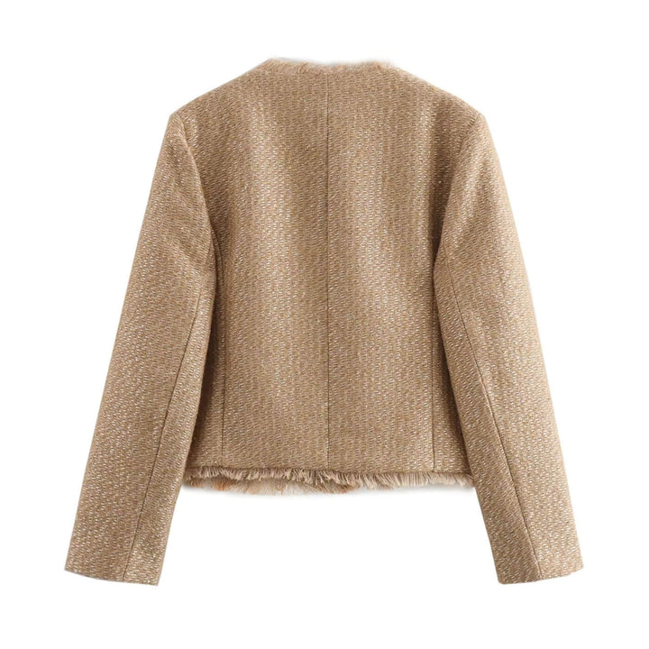 Monica | Elegant Tweed Style Jacket