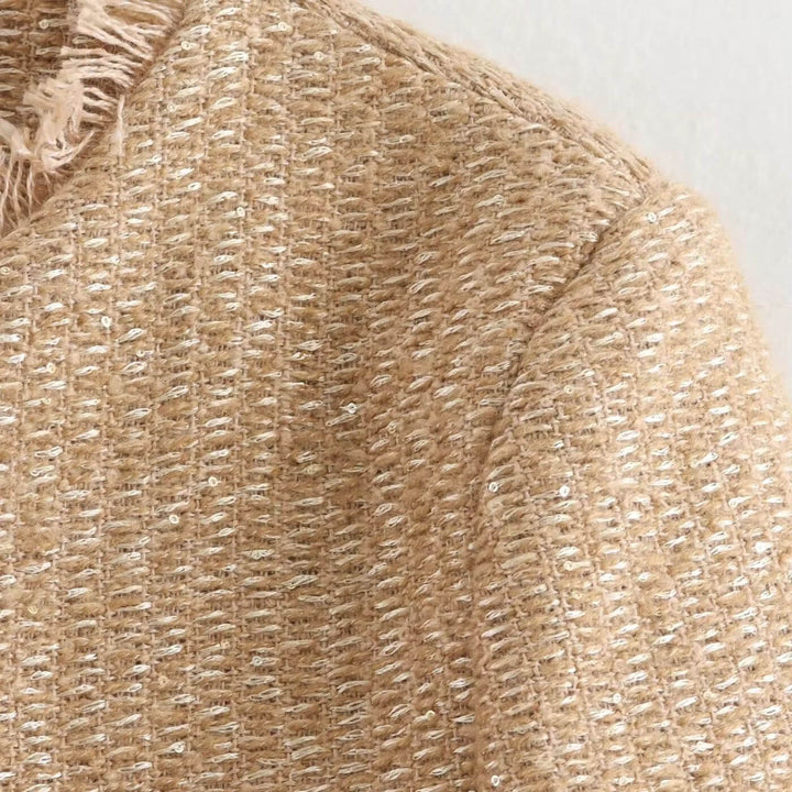 Monica | Elegant Tweed Style Jacket